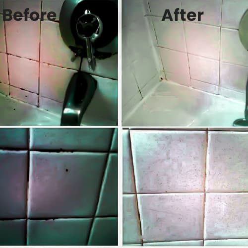 before vs after cleaning image