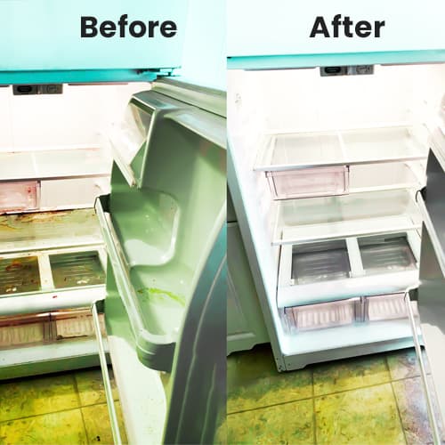 before vs after cleaning image